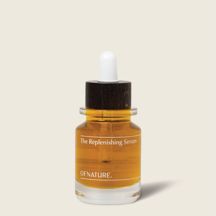 OF NATURE The Replenishing Serum Simple with Shadow for oily skin